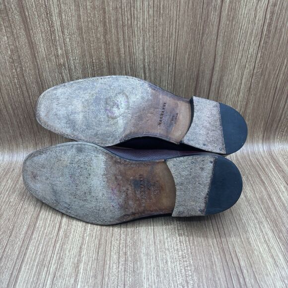 MAGNANNI Mahogany Cap Toe Lace Up Mens size 10.5 (4026) Dress Shoes - Picture 6 of 9